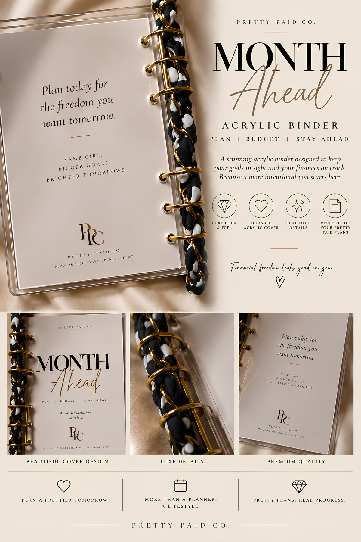 Month Ahead binder